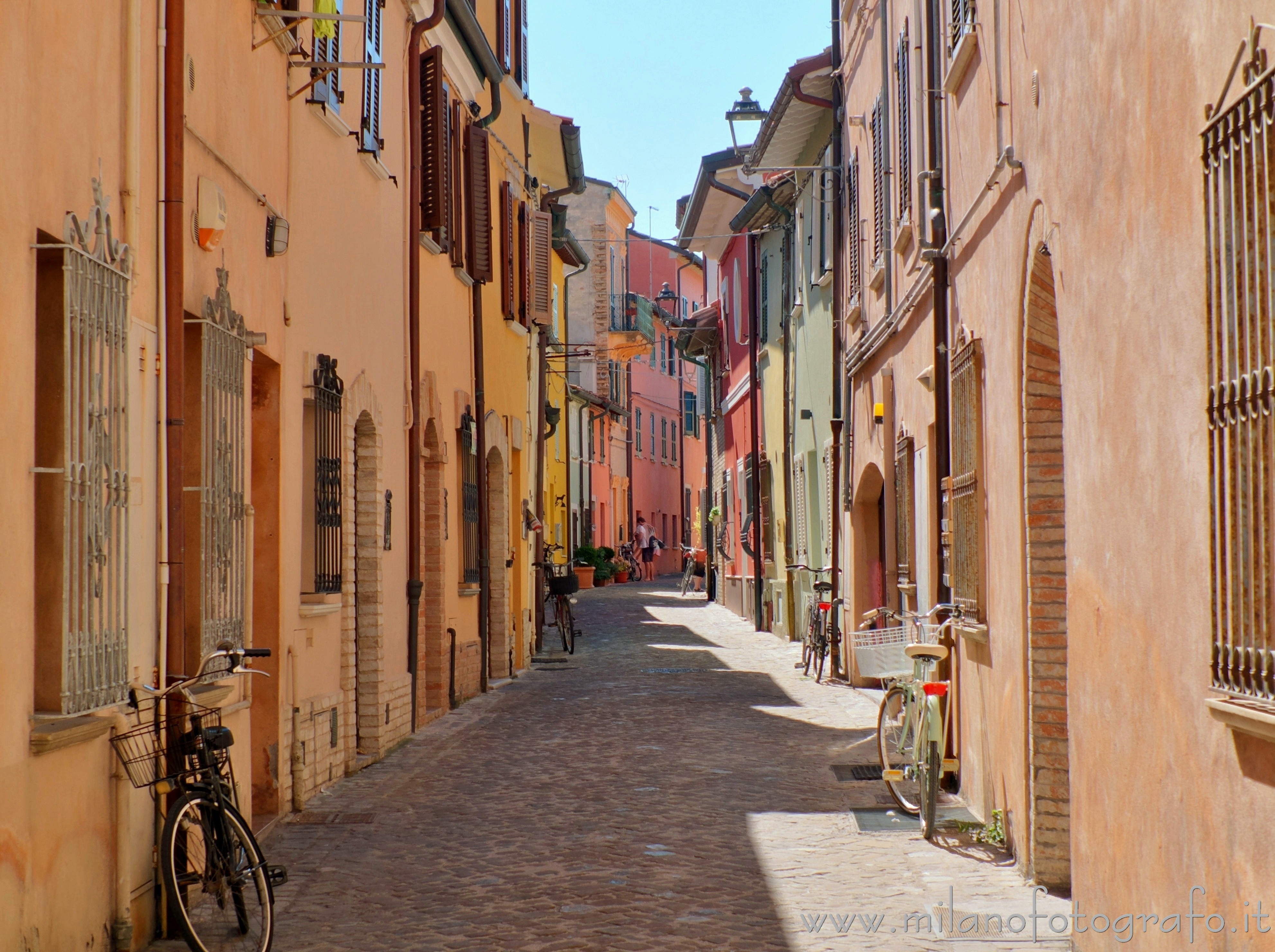 Fano (Pesaro e Urbino, Italy) - Street of the old city centrer of Fano